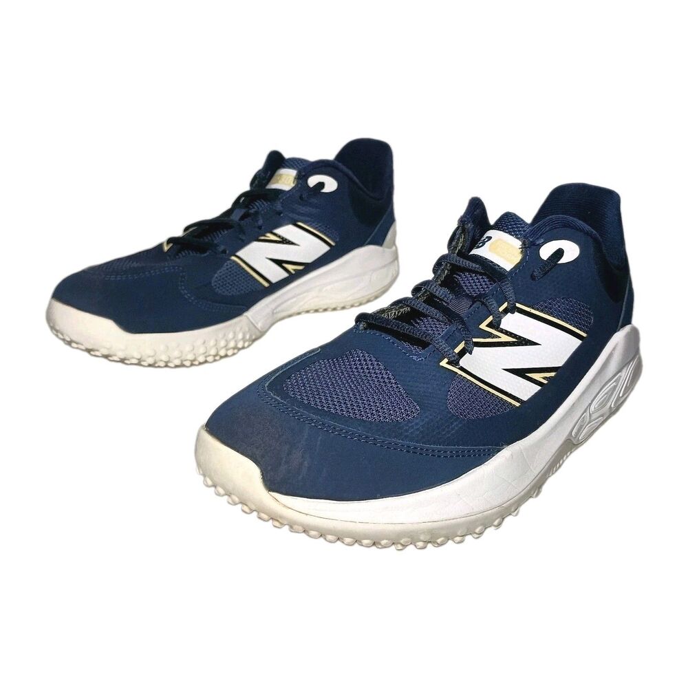 New Balance Men’s Sz 9.5 Fresh Foam 3000v7 Turf Baseball Shoes Black White Gum